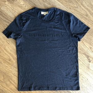 BURBERRY Men’s T-shirt (Navy color / Size L)